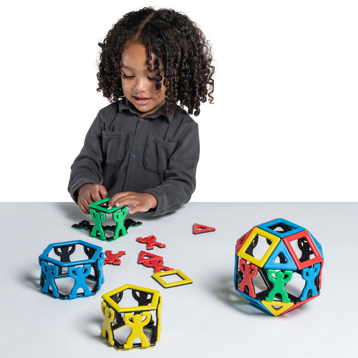 Magnetic Polydron Acrobats Set